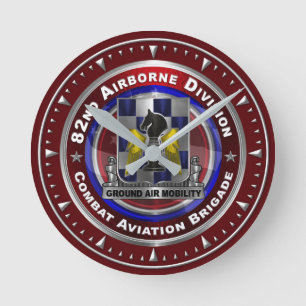 82nd Airborne Division Combat Aviation Brigade  Runde Wanduhr