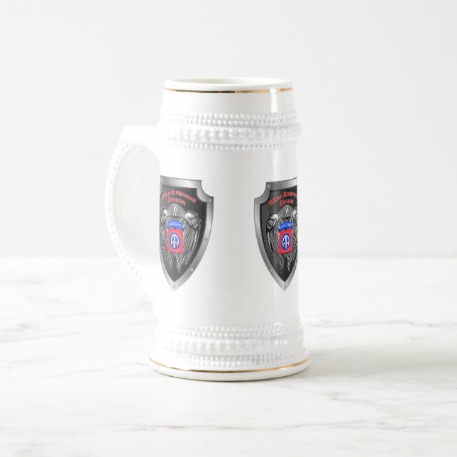 82nd Airborne Division Fort Bragg Bierglas (Vorderseite Links)