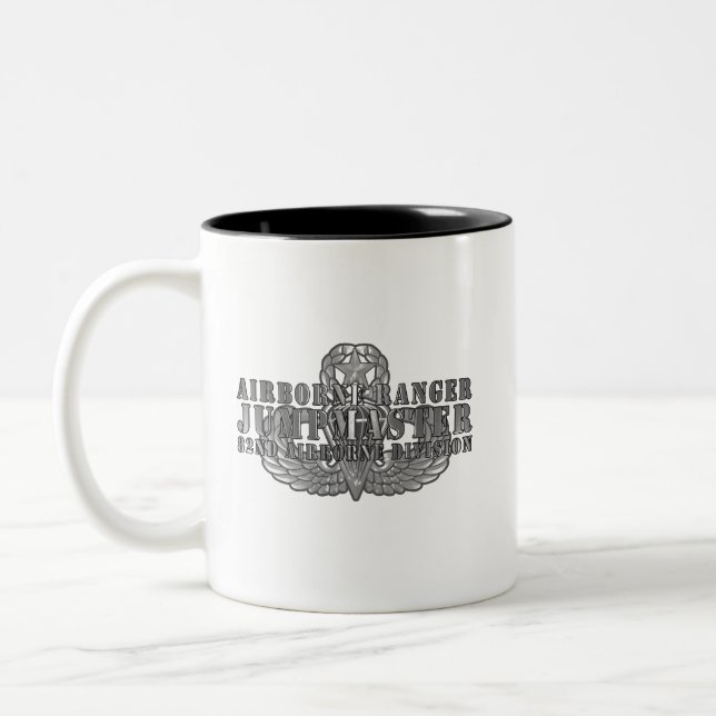 82nd Airborne Division JUMPMASTER Zweifarbige Tasse (Links)