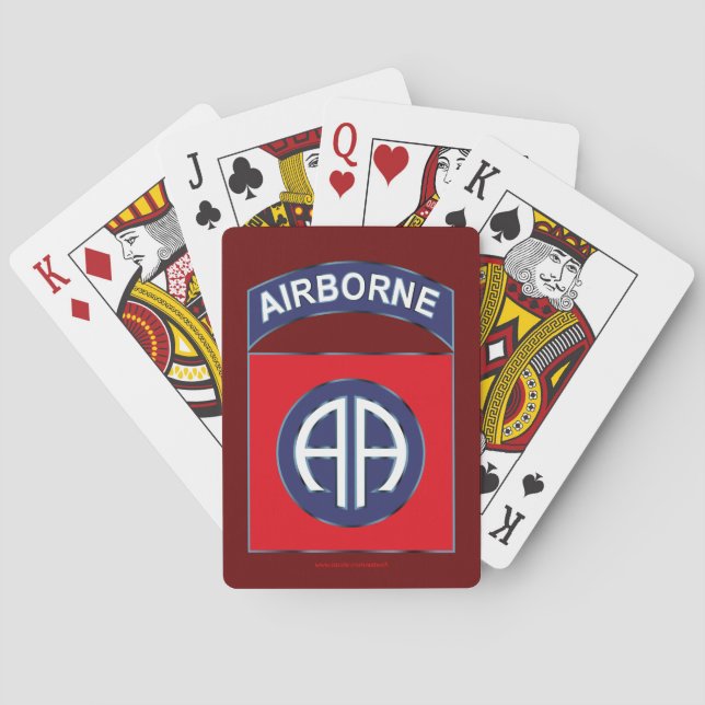 82nd Airborne Playing Cards Spielkarten (Rückseite)
