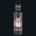 82nd Birthday Llamazing Llama 82 Year Old Birthday Edelstahlflasche<br><div class="desc">Retro Vintage Style Birthday Gift Design Perfect To Pair With Shorts,  Leggings Or Jeans For A Casual Yet Trendy Look. Humorous Funny Humor Birthday Gift Outfit For Family Member,  Loved One Or Yourself. Matches Loads Of Clothes. GET YOURS TODAY!</div>