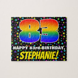 83. Geburtstag — Spaß, farbenfrohe Sternenweltenmu