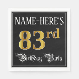 83. Geburtstagsparty - Extravagantes Drehbuch, Imi Serviette