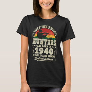 83 Jahre alte Hirschjagdjäger Vintag 1940 83. T-Shirt