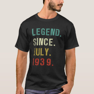 83 Jahre alte Legende seit Juli 1939 83. Geburtsta T-Shirt