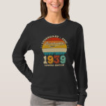 83 Year Old Awesome Since 1939 83rd Birthday Gift T-Shirt<br><div class="desc">Birthday Design For anyone who's horoscope say difficult & Stubborn But totally worth.Wear it with pride at work,  school gym perfect to pair with shorts,  leggings or jeans for a casual yet trendy Look</div>