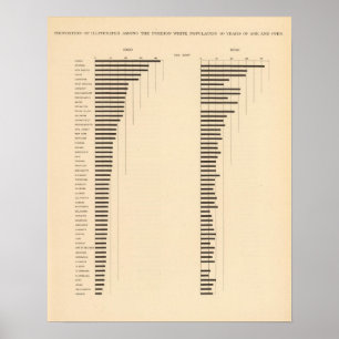 84 Anteil Analphabeten, im Fremdweiß im Staat Poster