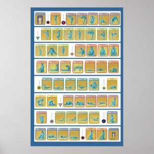 84 Asanas, Stufe 1 Poster