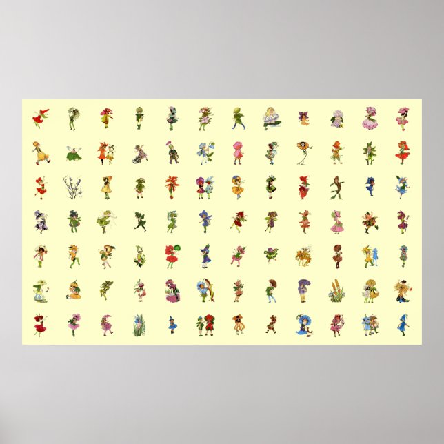 84 Blume Kinder Poster (Vorne)