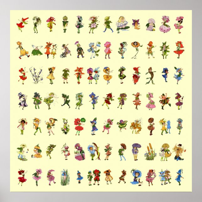 84 Blume Kinder Poster (Vorne)