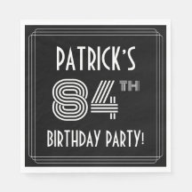 84. Geburtstagsparty: Art-Déco-Stil + Individuelle