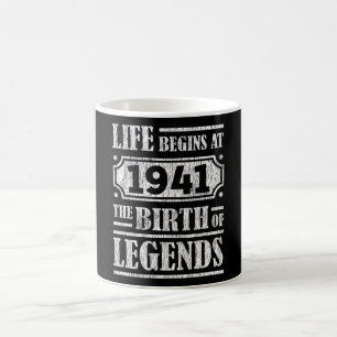 84 Jahre alt 1941 Geburt der Legende 84. Geburtsta Kaffeetasse