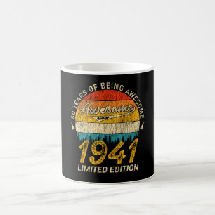 84 Jahre alt 1941 Retro Phantastisches 84. Geburts Kaffeetasse