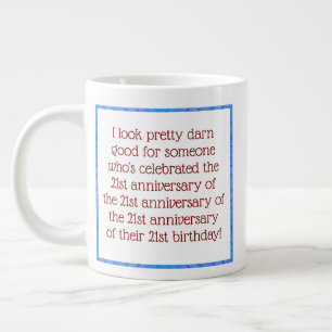 84 Jahre oder älter Jumbo-Tasse