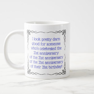 84 Jahre oder älter Jumbo-Tasse