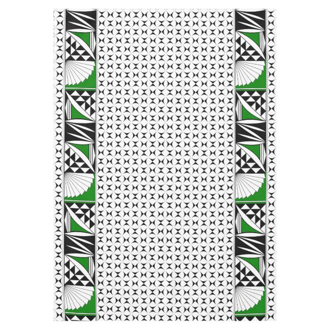 84" Südwestsonnenaufgang in Grün Tischdecke (Vorderseite)