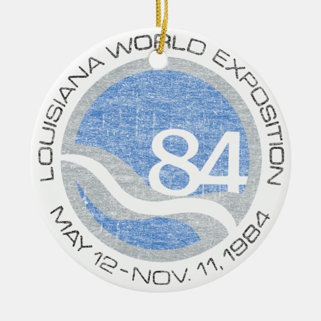 84 Weltmesse Keramikornament (Vorne)