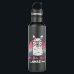 84th Birthday Llamazing Llama 84 Year Old Birthday Edelstahlflasche<br><div class="desc">Retro Vintage Style Birthday Gift Design Perfect To Pair With Shorts,  Leggings Or Jeans For A Casual Yet Trendy Look. Humorous Funny Humor Birthday Gift Outfit For Family Member,  Loved One Or Yourself. Matches Loads Of Clothes. GET YOURS TODAY!</div>