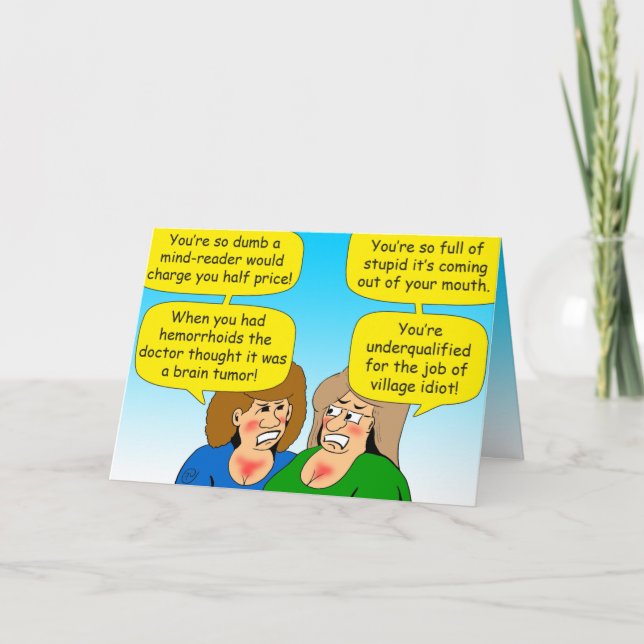 858 je suis carte désolée de bande dessinée de (Devant)