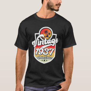 85 Jahre alt Vintag 1937 Limited Edition 85th Bir T-Shirt