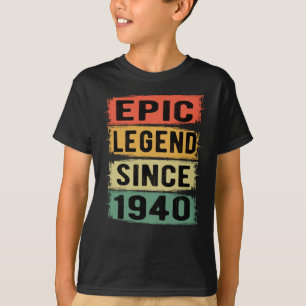 85 Jahre alter Tag 1940 Epische Legende 85. Geburt T-Shirt