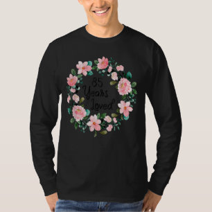 85 Jahre Liebe Männer Frauen 85 Jahre alt Blumenko T-Shirt