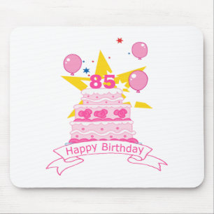 85 Jährig-Geburtstags-Kuchen Mousepad