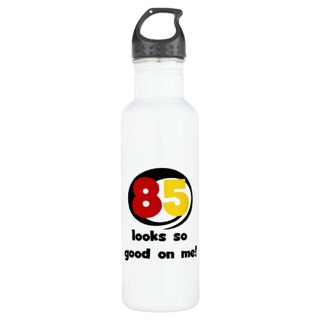 85 sieht so gut aus wie mir Tshirts und Trinkflasche (Vorderseite)