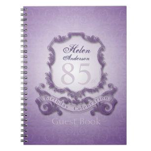 85e anniversaire Célébration Vintage cadre livre d