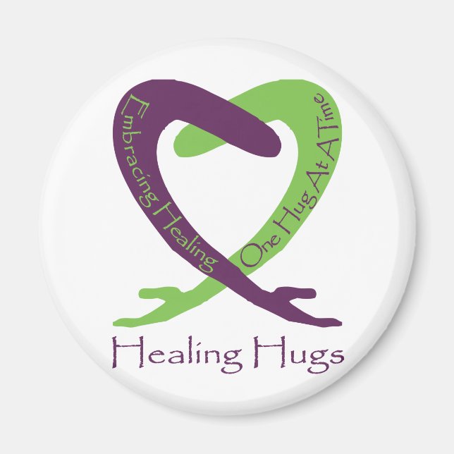 8621_Healing_Hugs_logo_8.31.11_test-2 Magnet (Vorne)
