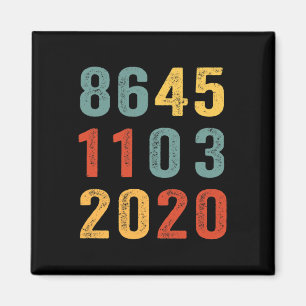 8645 1103 Wähle Blau am 3. November Vintage Anti T Magnet