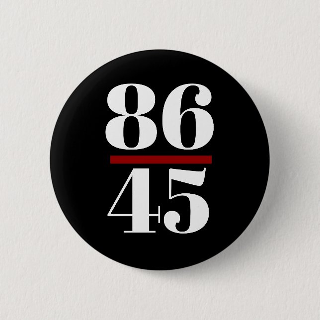 8645 Anti Trump Button (Vorderseite)