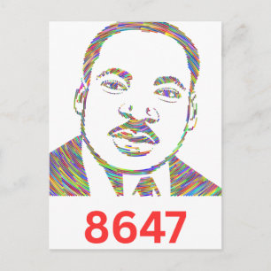 8647 Anti Trump 86 47 Retro Impeach 47 Anti-trump Postkarte