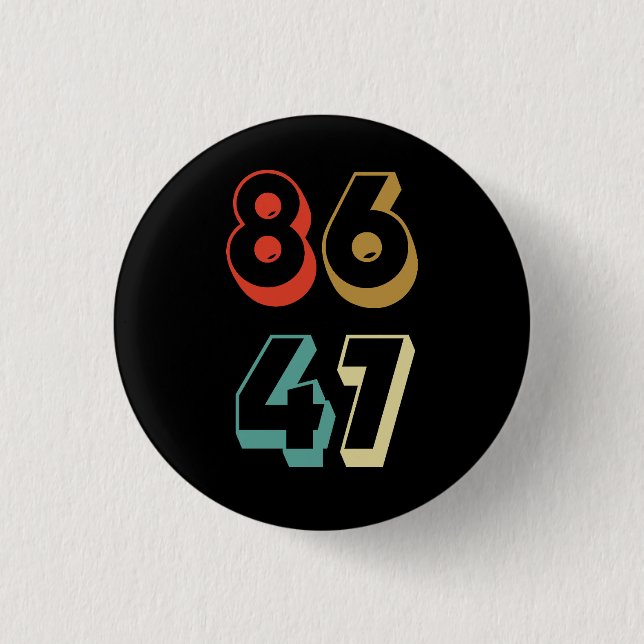8647 Anti-Trump Button (Vorderseite)