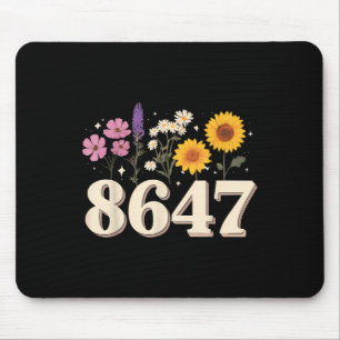 8647, Anti Trump, Feministin, Feministin, subtil, Mousepad