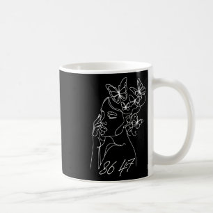 8647 Anti Trump Floral Resist 86 47 Impeach Trump Kaffeetasse