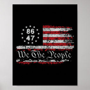 8647 Anti Trump Impeach Trump Impeach 47 Widersteh Poster