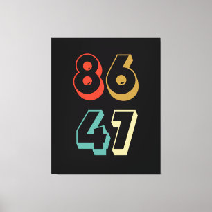 8647 Anti-Trump Leinwanddruck