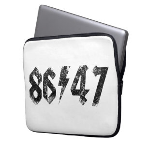 8647 Anti Trump Retro Vintag 80er Rock Style Laptopschutzhülle