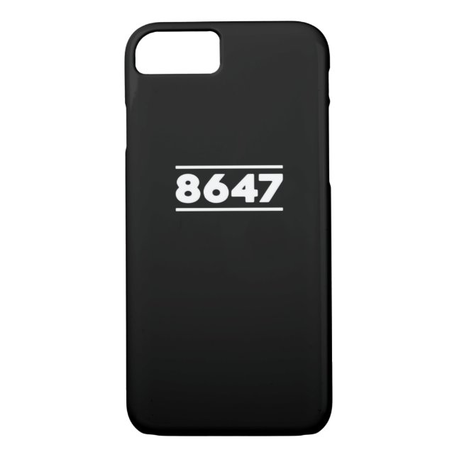 8647 - Antifaschismus Design Klassisches Design Case-Mate iPhone Hülle (Rückseite)