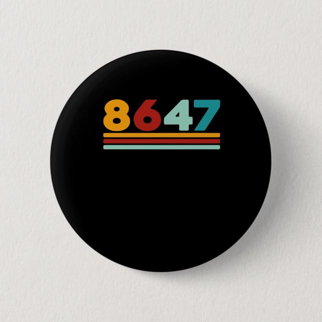 8647 - Antifascism Design Classic Creative Style Button (Vorderseite)