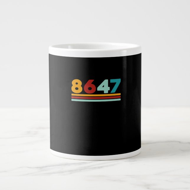 8647 - Antifascism Design Classic Creative Style Jumbo-Tasse (Vorderseite)