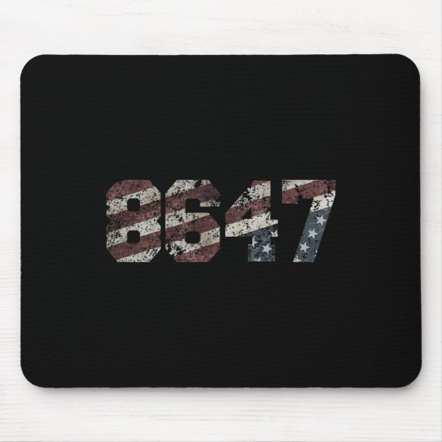 8647 Flag-Stil Mousepad (Vorne)