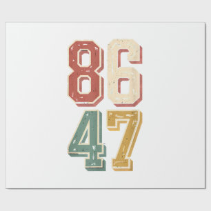 8647 Retro 86 47 Geschenkpapier
