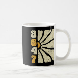 8647 Subtle Anti Trump 86 47 Floral Boho Style 3 Kaffeetasse