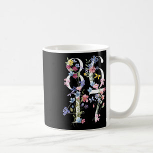 8647 Subtle Anti Trump 86 47 Floral Boho Style Kaffeetasse