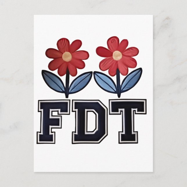 8647 Subtle Anti Trump Anti MAGA 86 47 Floral Boho Einladungspostkarte (Vorderseite)