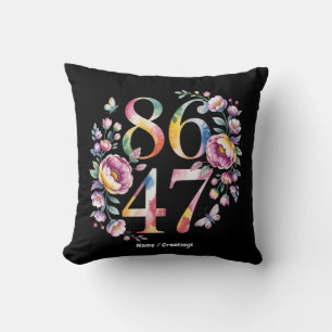 8647 Subtle Floral Boho Stil Ein Friedlicher Prote Kissen