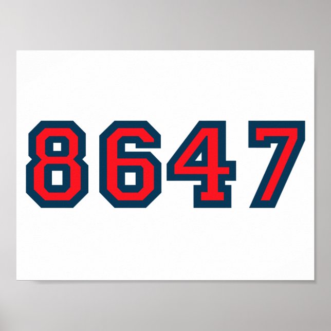 8647 Widerstand gegen Trump Poster (Vorne)