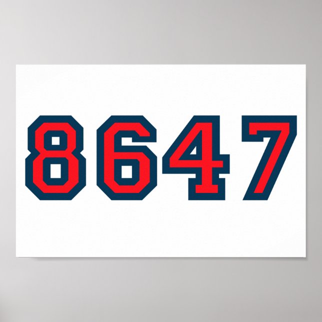 8647 Widerstand gegen Trump Poster (Vorne)